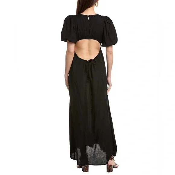 Beach Riot Women’s Weston Linen-Blend Maxi Dress, Size Small , $198 - Picture 5 of 11